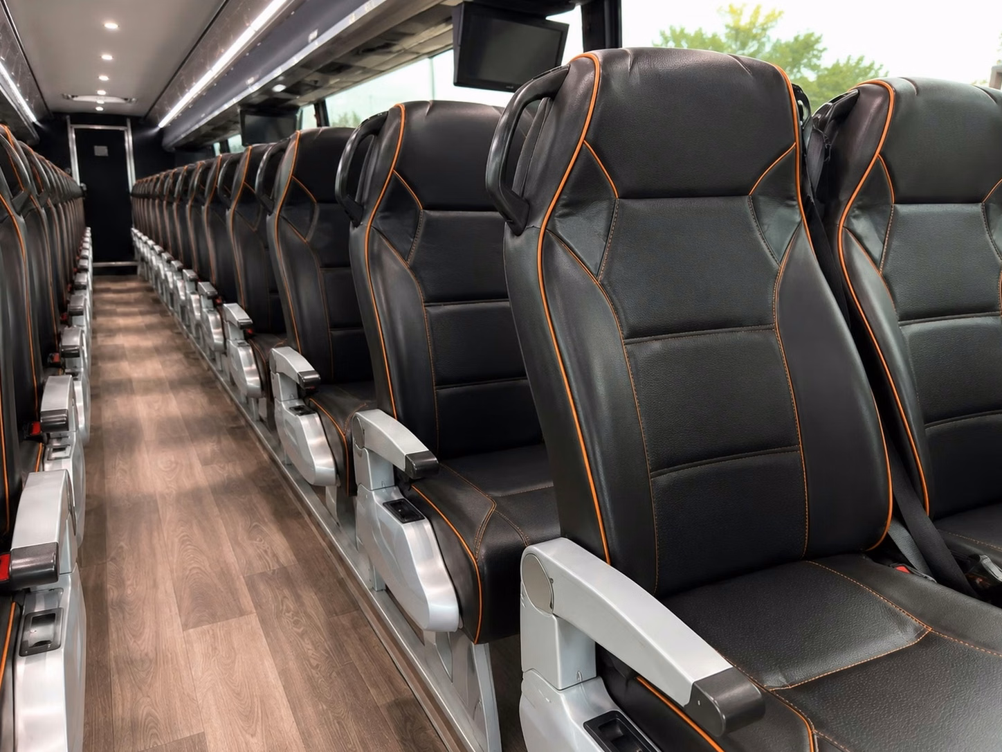 goshen 12 to 50 passenger party buses and sprinter limos for goshen weddings