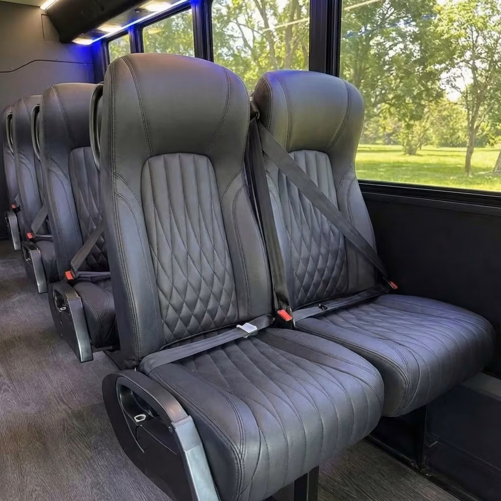 goshen 20 passenger minibus high back seats