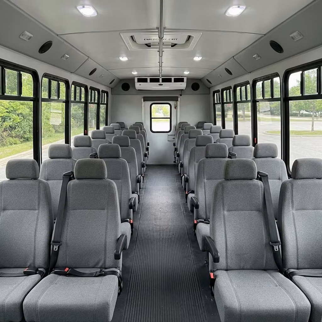 goshen 30 passenger minibus seating