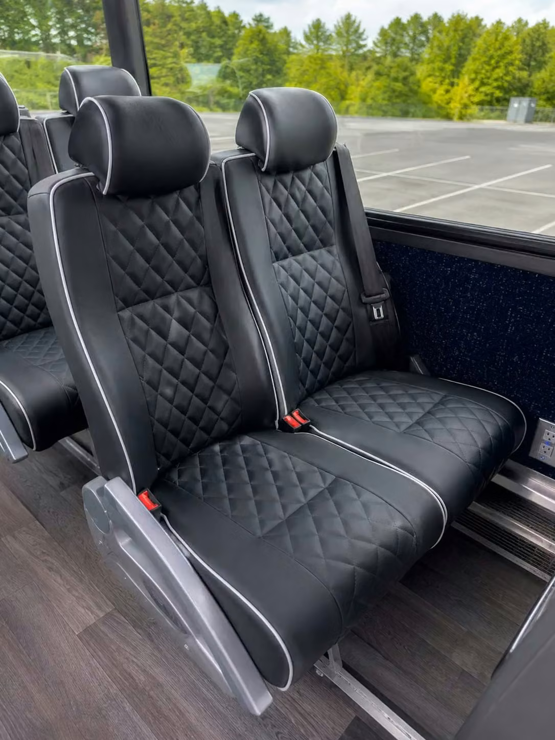 goshen 56 passenger charter bus reclining seats