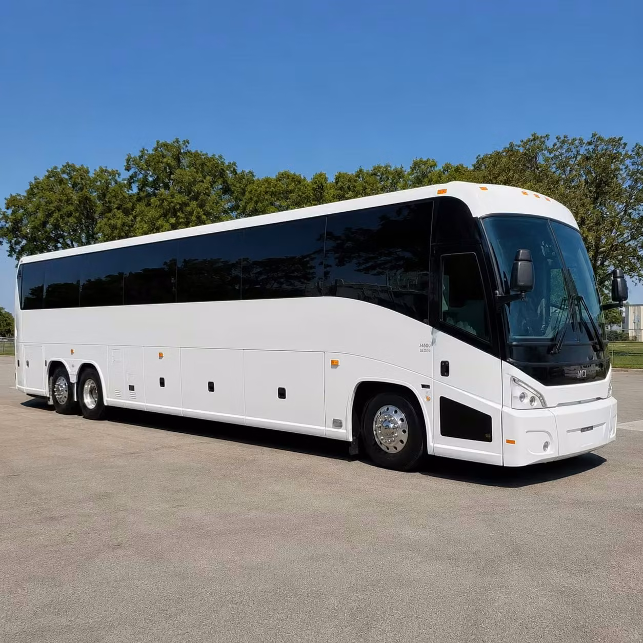 goshen 56 passenger charter bus rental