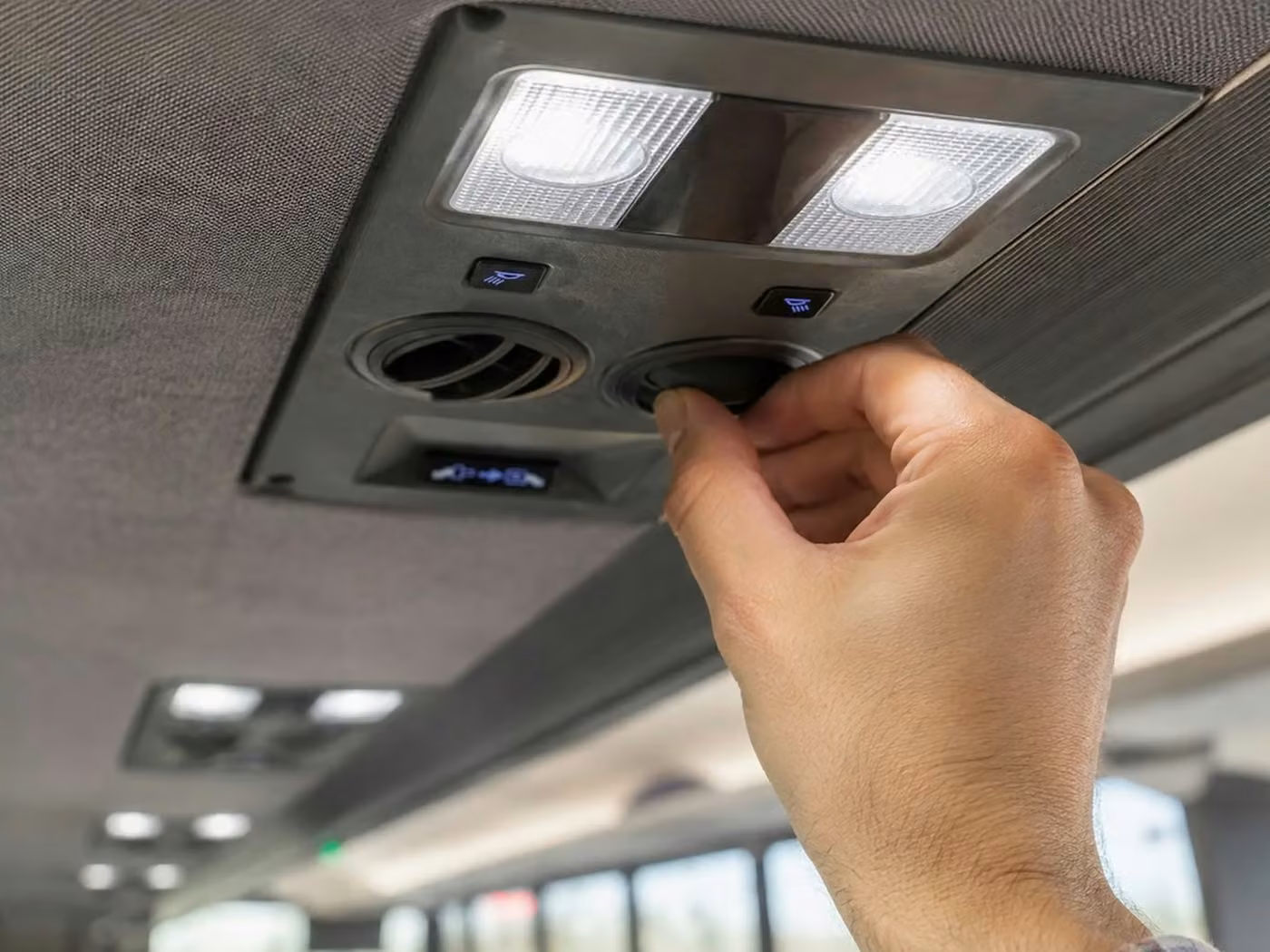 goshen charter bus climate control
