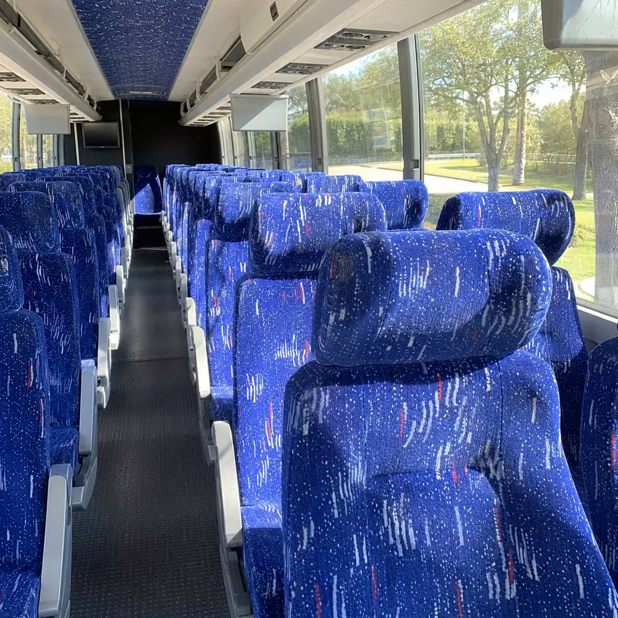 goshen charter bus interior 1