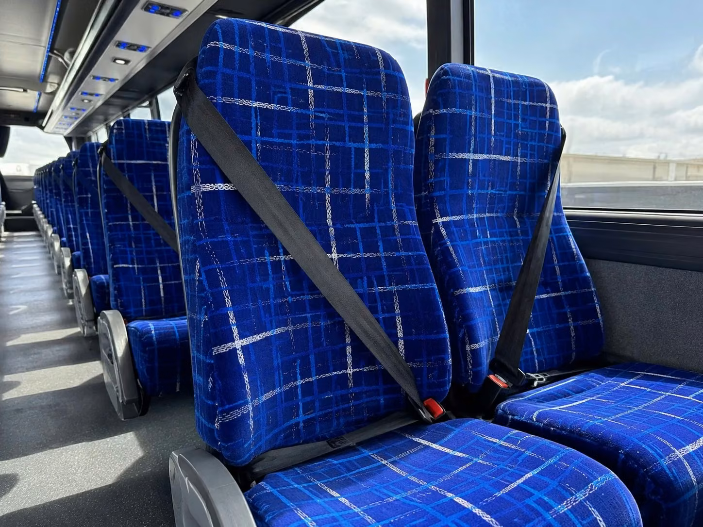 goshen charter bus interior 3