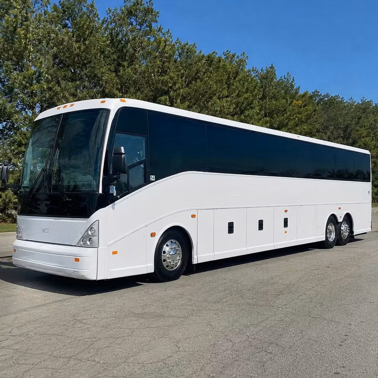 goshen custom route shuttle bus rentals for airport employees