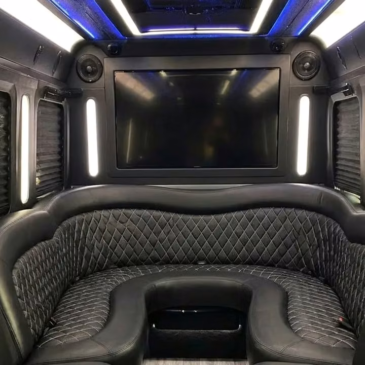 goshen party bus sound system