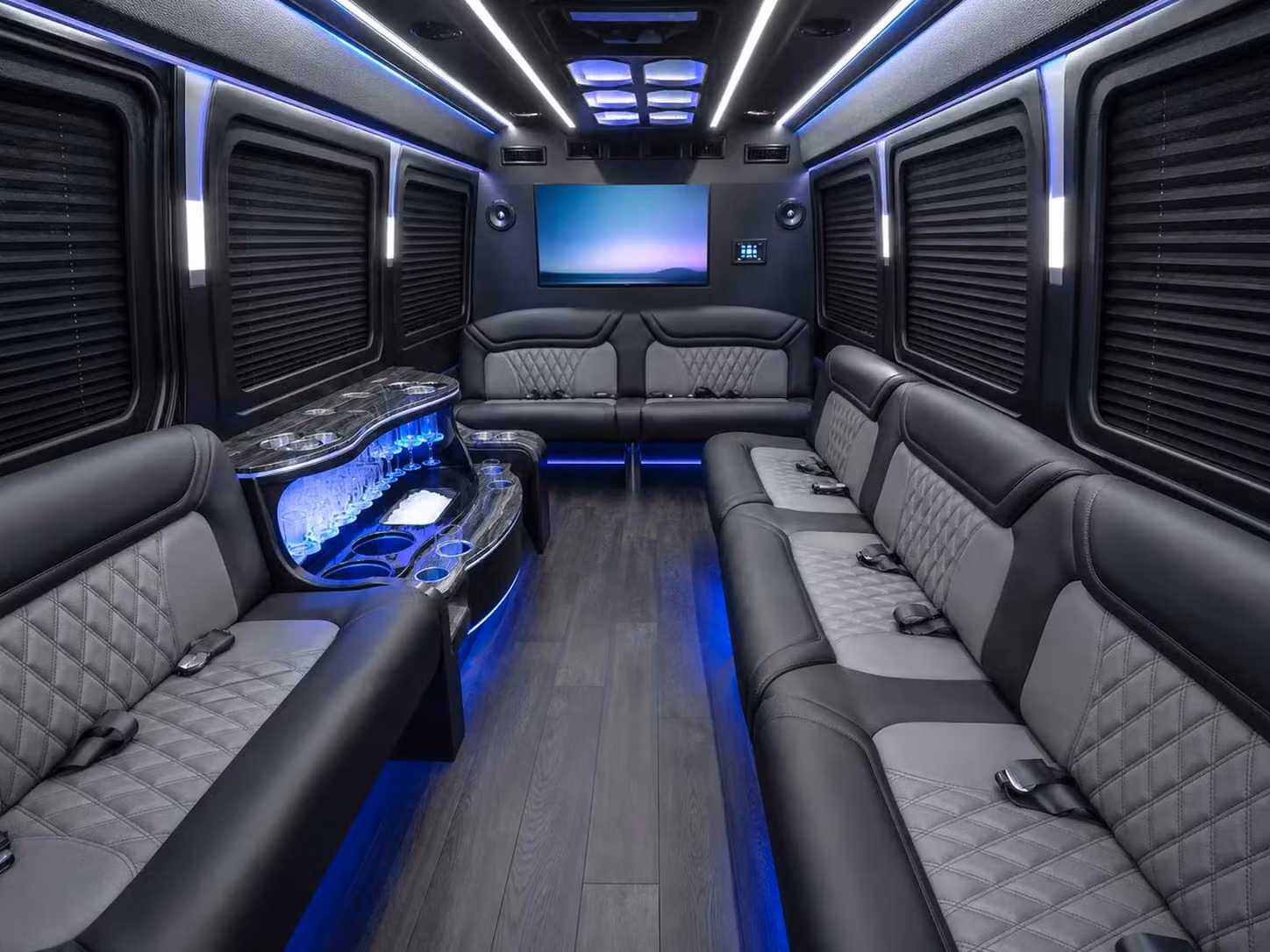goshen shuttle bus rentals for inter office transportation