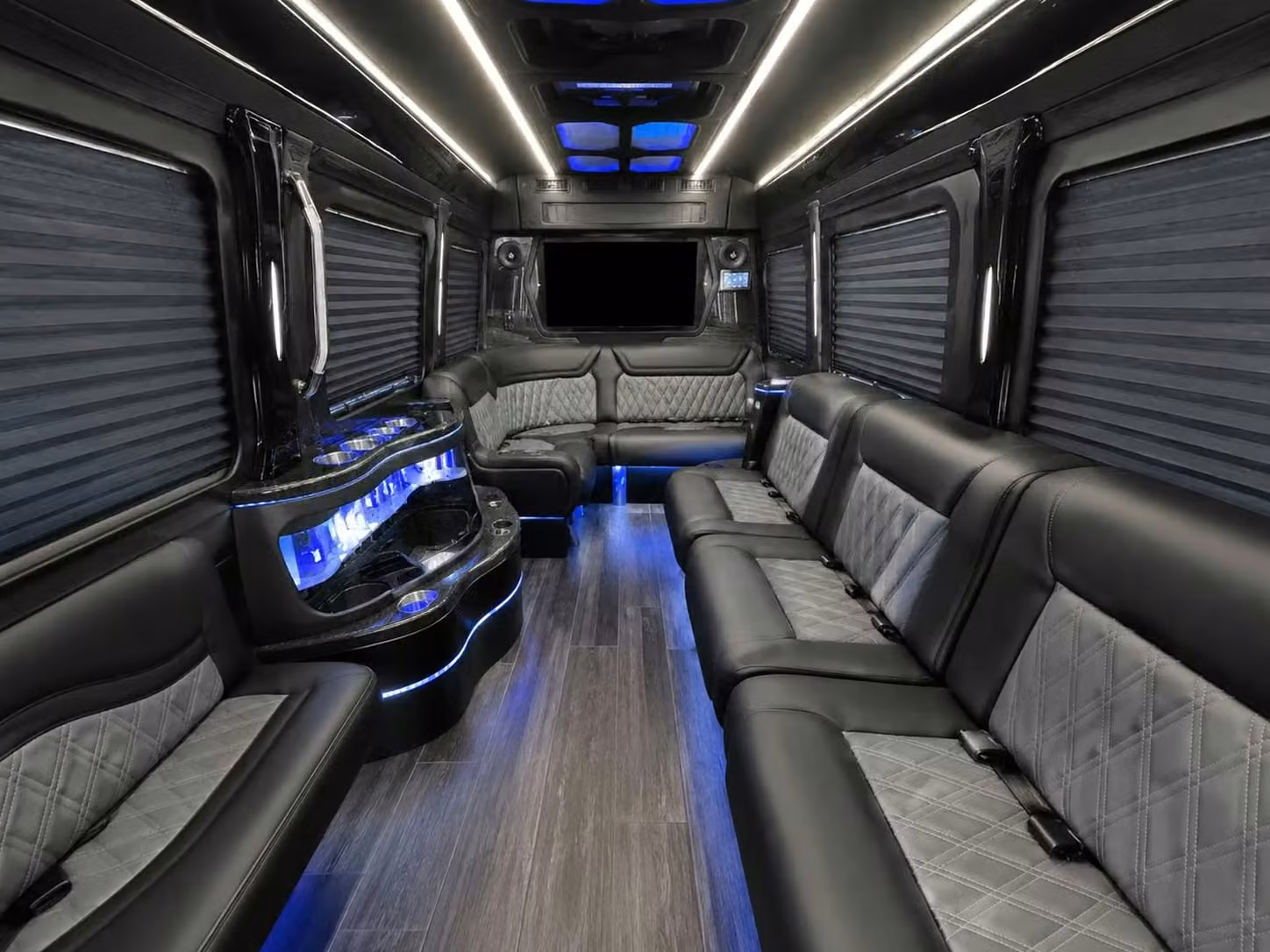 goshen shuttles for pre concert dinners and post show after parties