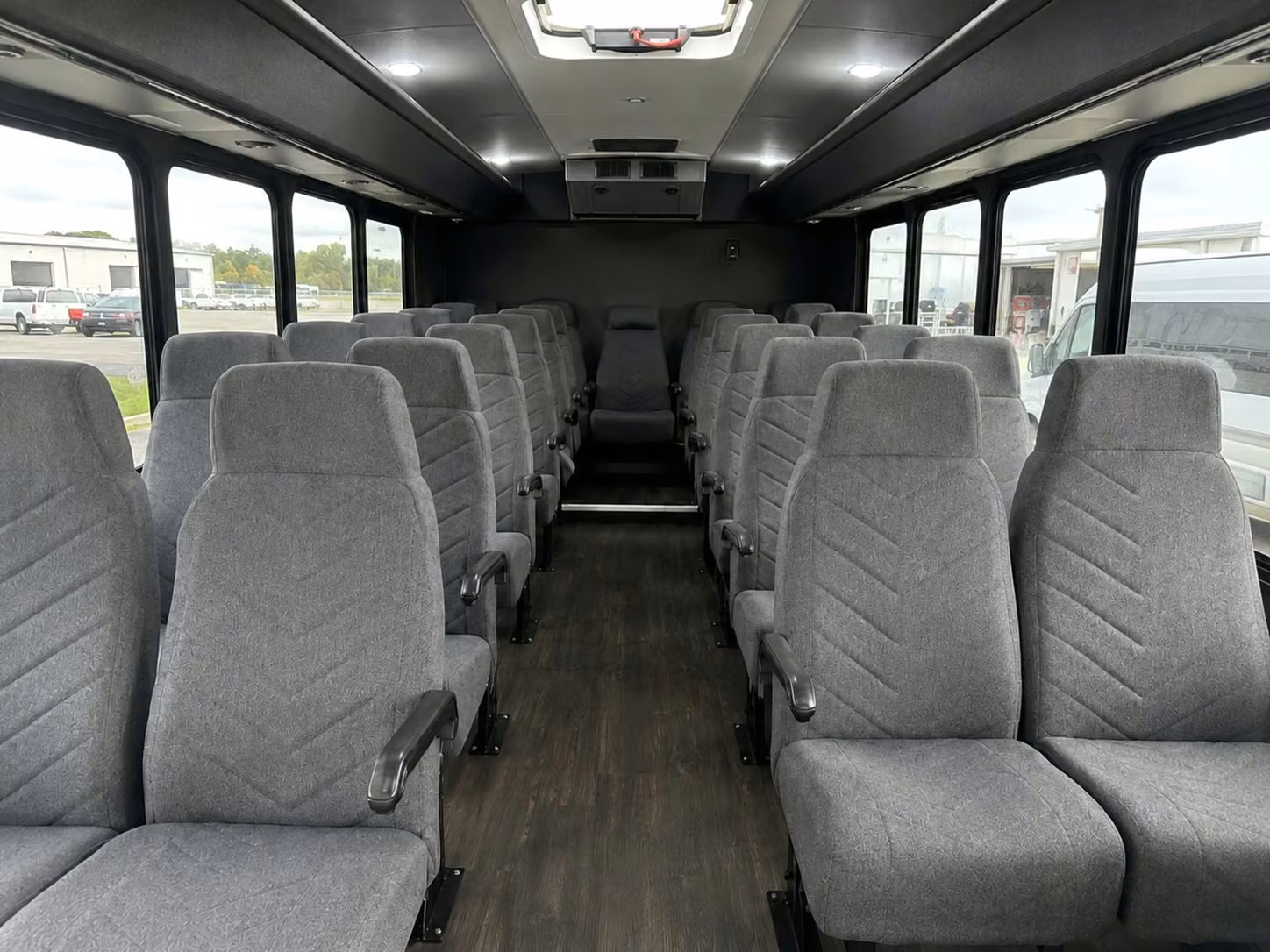15 passenger minibus interior