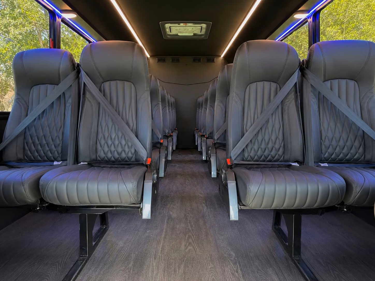 20 passenger minibus interior