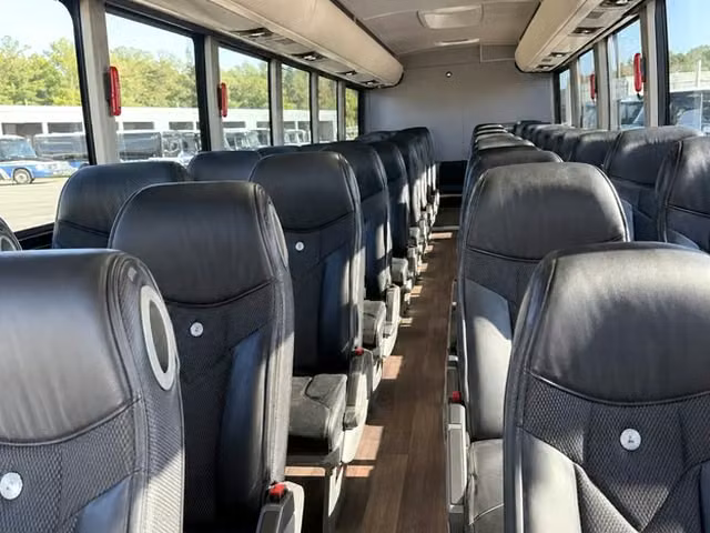 goshen charter bus interior